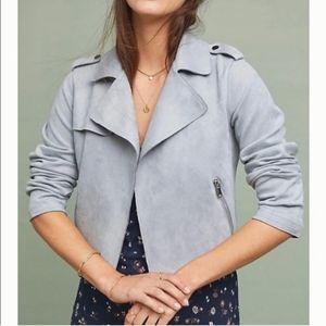 A by Anthropologie Expressway Moto Jacket Blazer